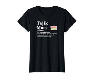 Drapeau du Tadjikistan Définition de Maman tadjik Superwoman T-Shirt