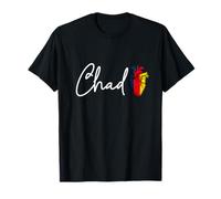Drapeau du Tchad en forme de cœur : « I Love Chad » T-Shirt