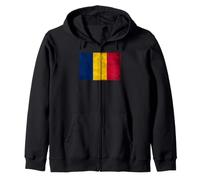 Drapeau du Tchad pour Hommes, Femmes, Enfants Sweat à Capuche