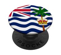 Drapeau du Territoire Britannique de l'océan Indien PopSockets PopGrip Adhésif