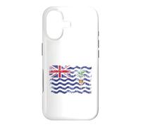 Drapeau du Territoire Britannique de l'océan Indien Vieilli Coque pour iPhone 17