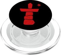 Drapeau du Territoire du Nunavut Croix du Nord du Canada PopSockets PopGrip pour MagSafe