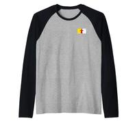 Drapeau du Territoire du Nunavut du Nord Canada Manche Raglan