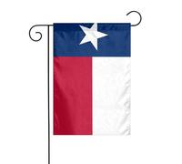 Drapeau du Texas - 30,5 x 45,7 cm - Double face - Décoration de jardin en toile de jute résistante aux intempéries - Pour terrasse