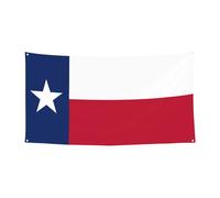 Drapeau du Texas - Bannière de fête d'Halloween - Réutilisable - Pour intérieur et extérieur