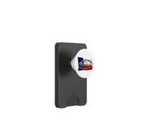 Drapeau du Texas, Corde, Badge PopSockets PopWallet pour MagSafe