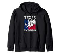 Drapeau du Texas, équipe de Natation, Nageur Texan, État américain Sweat à Capuche