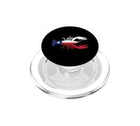 Drapeau du Texas Homard Côtier Fruits de mer Southern Pride PopSockets PopGrip pour MagSafe