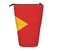 Drapeau du Timor-Leste extensible Stand Trousse à crayons Multi-Design Tissu Oxford Hauteur Réglable Trousse à Cosmétique Multi-usage