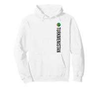 Drapeau du Turkménistan Vertical Sweat à Capuche