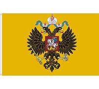 DRAPEAU DU TZAR DE TOUTES LES RUSSIES. ETENDARD IMPERIAL RUSSE. QUALITÉ SATIN. DIMENSION 150X90