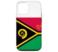 Drapeau du Vanuatu Ni-Vanuatu Cœur Fier Patrimoine fête Nationale Coque pour iPhone 12/12 Pro