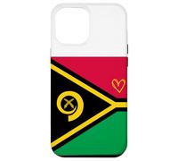 Drapeau du Vanuatu Ni-Vanuatu Cœur Fier Patrimoine fête Nationale Coque pour iPhone 12 Pro Max