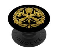 Drapeau du Vatican catholique Romain PopSockets PopGrip Adhésif