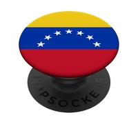 Drapeau du Venezuela 7 étoiles pour démocratie Avant 2006 PopSockets PopGrip Adhésif