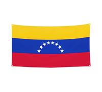 Drapeau du Venezuela Impression Holloween Bannière festive, Panneau pour célébrations, facile à accrocher avec des cordes, 1 paquet