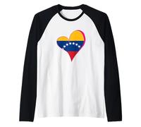 Drapeau du Venezuela Pride Art du Patrimoine vénézuélien Manche Raglan