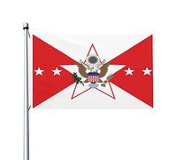 Drapeau du vice-chef d'état-major des États-Unis Drapeaux de l'armée 0,9 x 1,5 m Drapeau de décoration extérieure Bannière légère Drapeaux de fête à la maison Yard 3 x 5 drapeaux