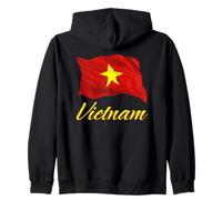 Drapeau du Vietnam Patriotique Asiatique Hommes Femmes Enfants Vietnamiens Sweat à Capuche