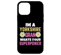 Drapeau du Yorkshire Gran Whats Your Superpower Yorkshire Day Rose Coque pour iPhone 12 Mini