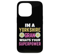 Drapeau du Yorkshire Gran Whats Your Superpower Yorkshire Day Rose Coque pour iPhone 13 Pro