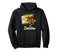 Drapeau du Zimbabwe Sable Antelope National Pride Sweat à Capuche