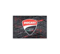 Drapeau Ducati Corse - Scratched texture
