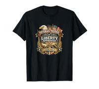 Drapeau Eagle Patriot USA 1776 testé par Les Anciens Combattants T-Shirt