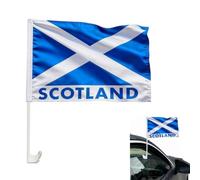 Drapeau écossais de fenêtre de voiture, drapeau écossais 2026, 30,5 x 45,7 cm, drapeaux de supporters de football et de rugby pour voitures, célébrations nationales et décorations de fête écossaise
