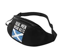 Drapeau écossais Real Men Wear Kilts Fanny Pack Outdoor Travel Casual Messenger Waist Bag