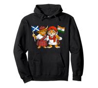 Drapeau Écosse Inde Racines écossaises Fier héritage Indien Sweat à Capuche