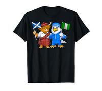 Drapeau Écosse Nigeria Racines écossaises Fier nigérian T-Shirt