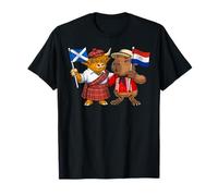 Drapeau Écosse Paraguay Racines écossaises Fier paraguayen T-Shirt