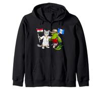 Drapeau Égypte Guatemala Racines Égyptiennes Guatémaltèque Sweat à Capuche