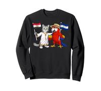 Drapeau Égypte Honduras Racines Égyptiennes Hondurien Sweatshirt
