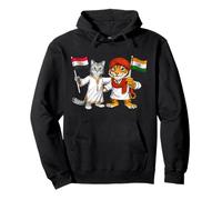 Drapeau Égypte Inde Racines Égyptiennes Héritage Indien Sweat à Capuche