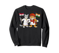 Drapeau Égypte Inde Racines Égyptiennes Héritage Indien Sweatshirt
