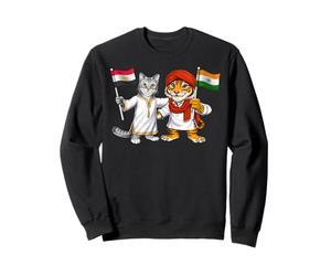 Drapeau Égypte Inde Racines Égyptiennes Héritage Indien Sweatshirt