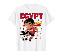 Drapeau Egypte Kid Goal Cartoon Egypte pour Enfants T-Shirt
