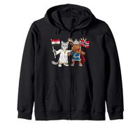 Drapeau Égypte Norvège Racines Égyptiennes Norvégien Sweat à Capuche