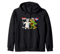 Drapeau Égypte République Dominicaine Racines Égyptiennes Sweat à Capuche