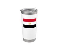 Drapeau égyptien de l'Égypte Gobelet isotherme en acier inoxydable double paroi