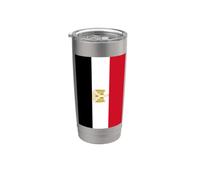 Drapeau égyptien de l'Égypte Gobelet isotherme en acier inoxydable double paroi