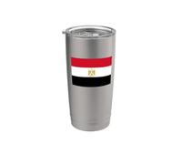 Drapeau égyptien de l'Égypte Gobelet isotherme en acier inoxydable double paroi