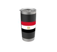 Drapeau égyptien de l'Égypte Gobelet isotherme en acier inoxydable double paroi