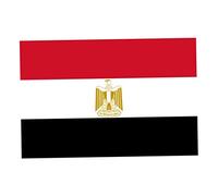 Drapeau égyptien Drapeau égyptien Polyester Egypte Drapeau égyptien des Fans du Drapeau National bannière pour Les événements Sportifs en Dehors des Drapeaux égyptiens 150x90cm