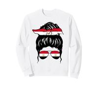 Drapeau égyptien Fille égyptienne fière Femme égyptienne Sweatshirt
