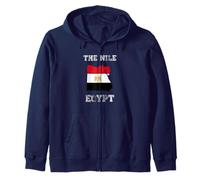 Drapeau égyptien Vieilli The Nile Pride Sweat à Capuche
