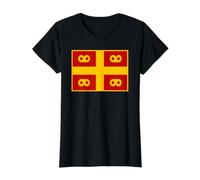 Drapeau Empire Byzantine T-Shirt Graphique avec Valeur, Femme, Noir, M