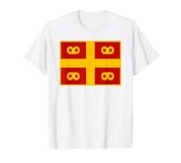Drapeau Empire Byzantine T-Shirt Graphique avec Valeur, Homme, Blanc, M